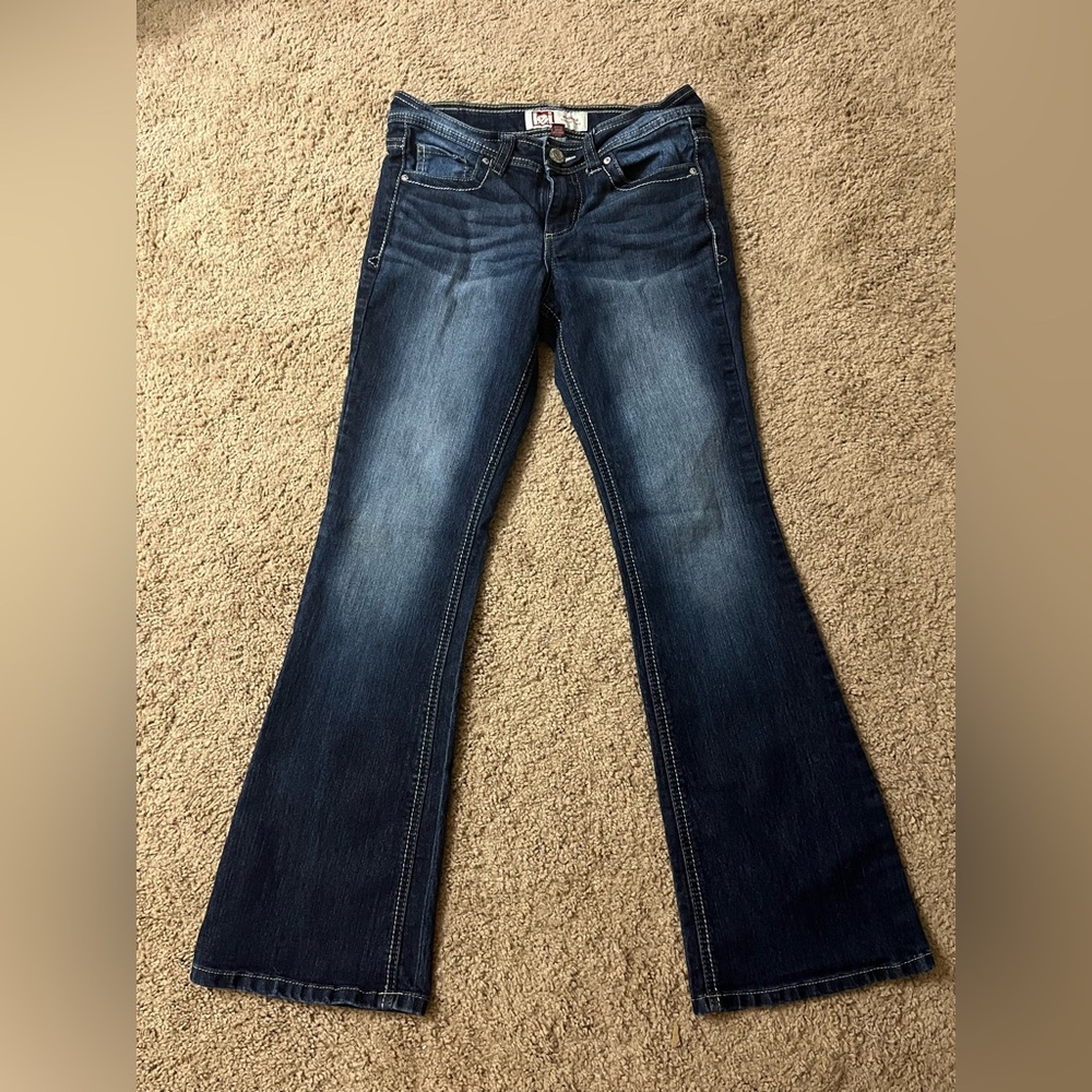 L.e.i juniors Blue Jean flairs